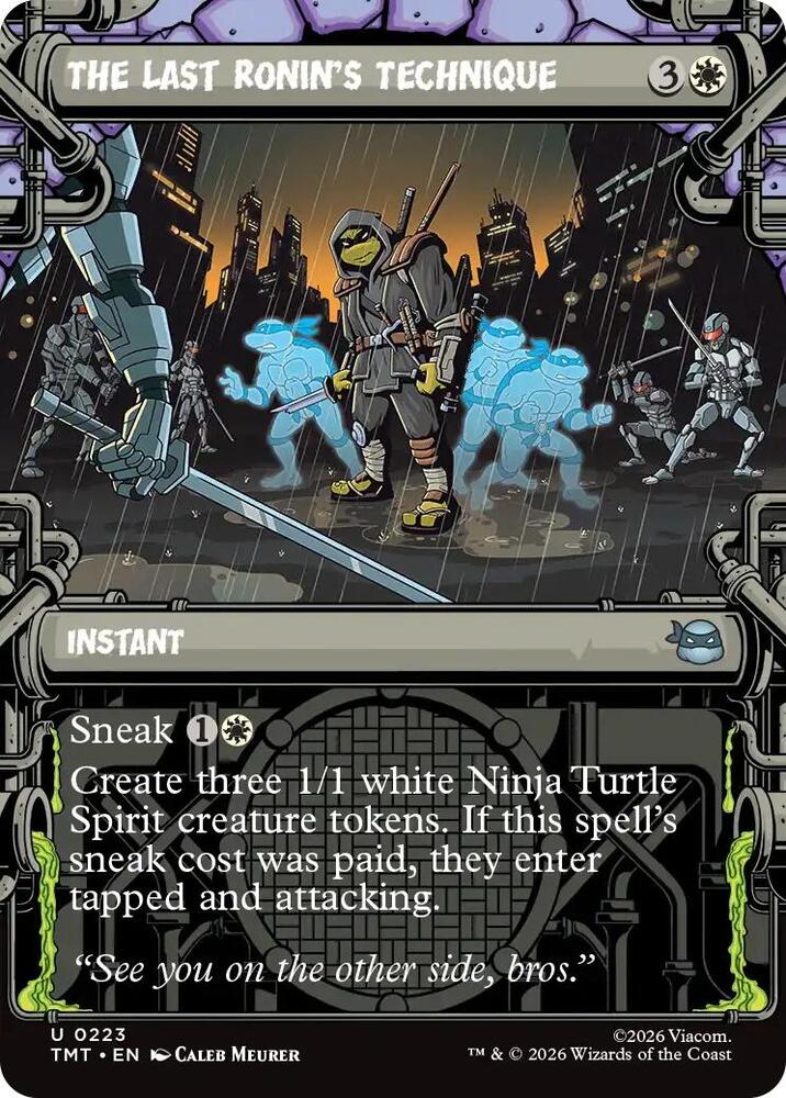 The Last Ronin's Technique (Showcase) - Teenage Mutant Ninja