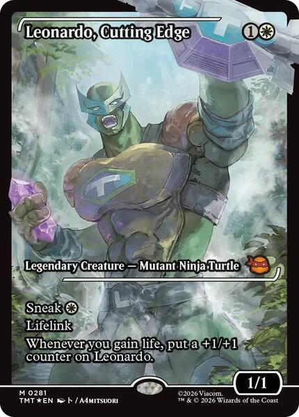 Leonardo, Cutting Edge (Showcase), Teenage Mutant Ninja Turtles