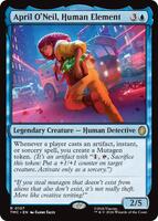 MTG April O'Neil, Human Element 英語 4枚セット April O'Neil, Human Element - Commander: Teenage Mutant Ninja