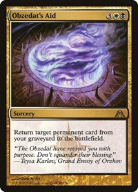 Obzedat's Aid - Dragon's Maze - Magic: The Gathering card