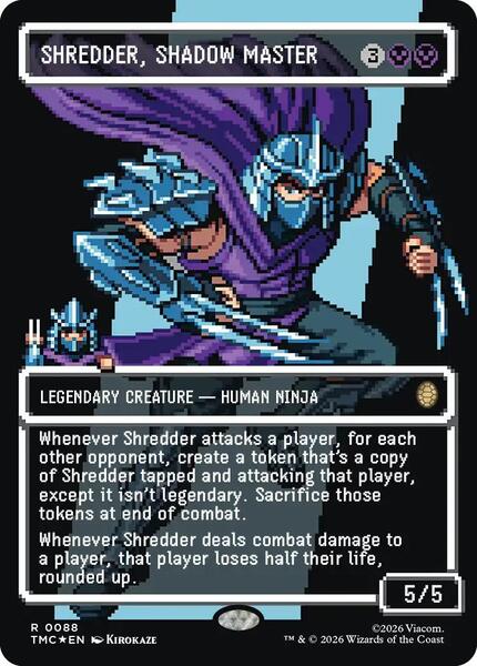 Shredder, Shadow Master (Borderless) (Surge Foil)