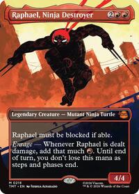 Raphael, Ninja Destroyer (Borderless) - Teenage Mutant Ninja Turtles - Magic: The Gathering card