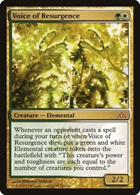 Voice of Resurgence - Dragon's Maze - Magic: The Gathering