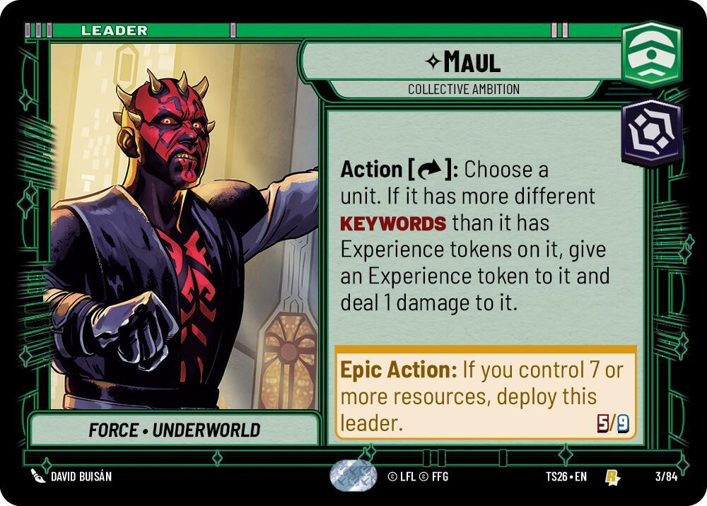 Maul 3/84 card