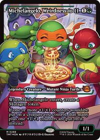 Michelangelo, Weirdness to 11 (Showcase) - Teenage Mutant Ninja Turtles