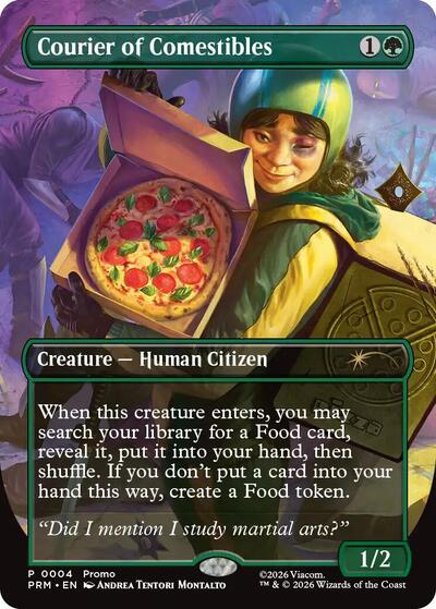 Courier of Comestibles Borderless