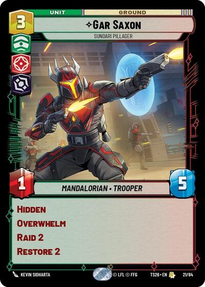 Gar Saxon - Sundari Pillager card