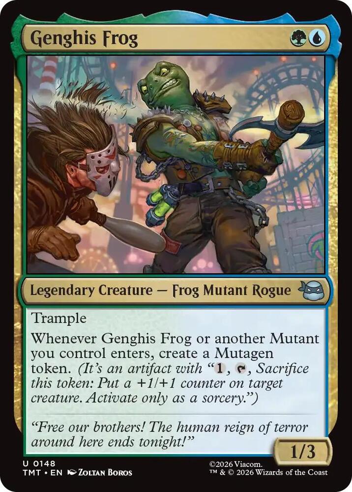 Genghis Frog - Teenage Mutant Ninja Turtles - Magic: The Gathering -  TCGplayer.com