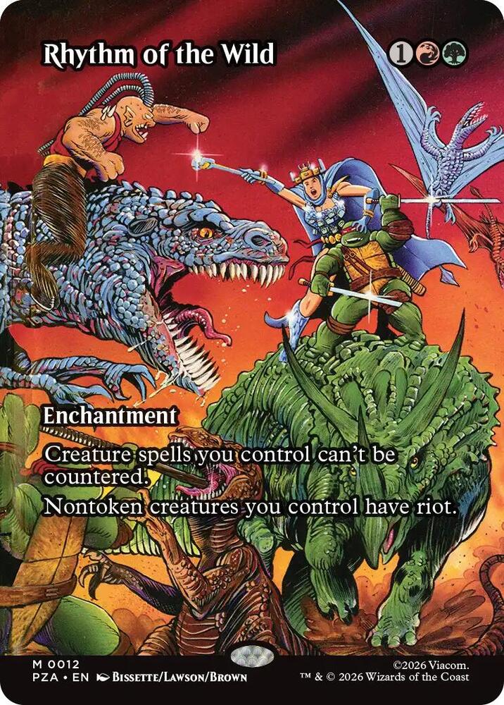 Rhythm of the Wild (Borderless) - Teenage Mutant Ninja Turtles