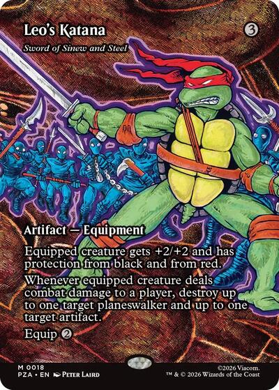 Leos Katana Sword of Sinew and Steel Borderless
