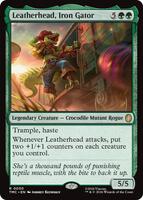 Leatherhead, Iron Gator (Surge Foil) - Commander: Teenage Mutant