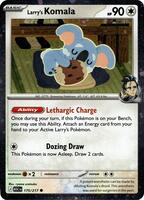Larry's Komala [Cosmos Holo] #175 from Pokemon Ascended Heroes set