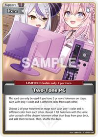 Two-Tone PC (S) - Curious Universe - Hololive card