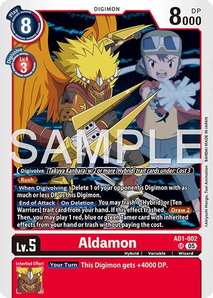 Aldamon - Advanced Booster Digimon Generation - Digimon Card Game