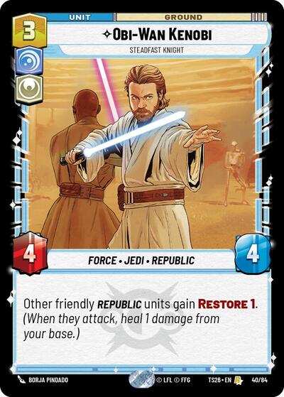 Obi-Wan Kenobi - Steadfast Knight card