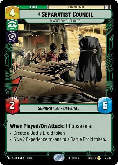 Separatist Counci - Quarrelsome Holdouts card
