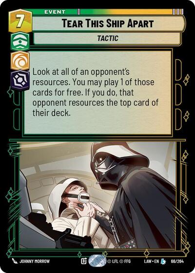 Tear This Ship Apart card