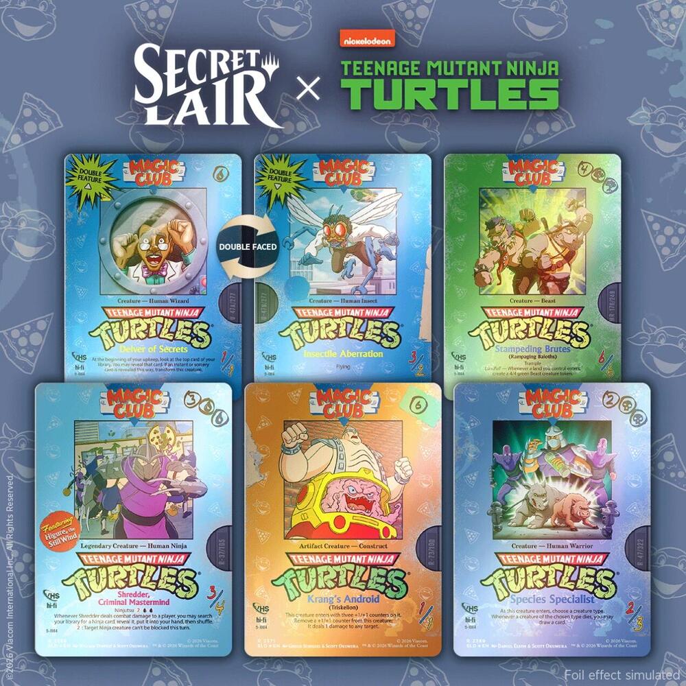 Secret Lair Drop: Secret Lair x Teenage Mutant Ninja Turtles: VHS