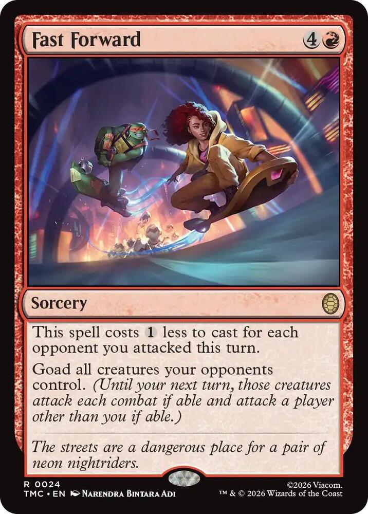 Fast Forward - Commander: Teenage Mutant Ninja Turtles - Magic: The Gathering Fast Forward - Commander: Teenage Mutant Ninja Turtles - Magic: The Gathering