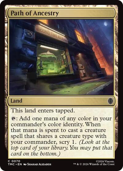 Path of Ancestry from TMC #70, Magic: The Gathering card