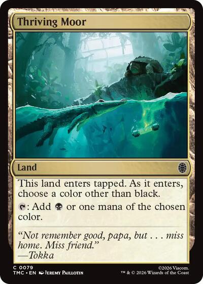 Thriving Moor from TMC #79, Magic: The Gathering card