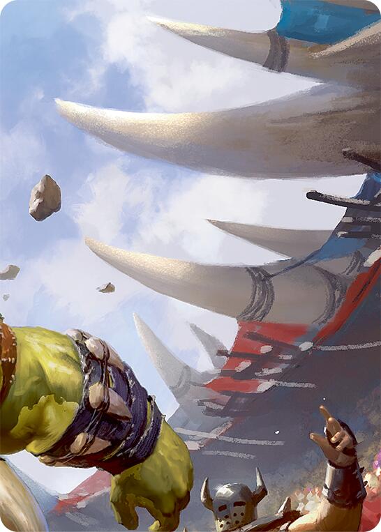 Tuffnut, Bumbling Hulkster // Kayo, Underhanded Cheat Double Sided Art Card (Top Center)