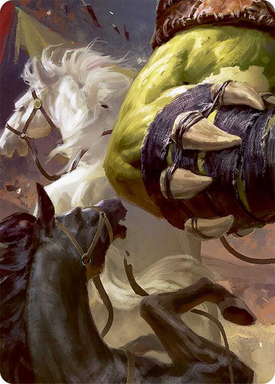 Tuffnut, Bumbling Hulkster // Kayo, Underhanded Cheat Double Sided Art Card (Middle Right)