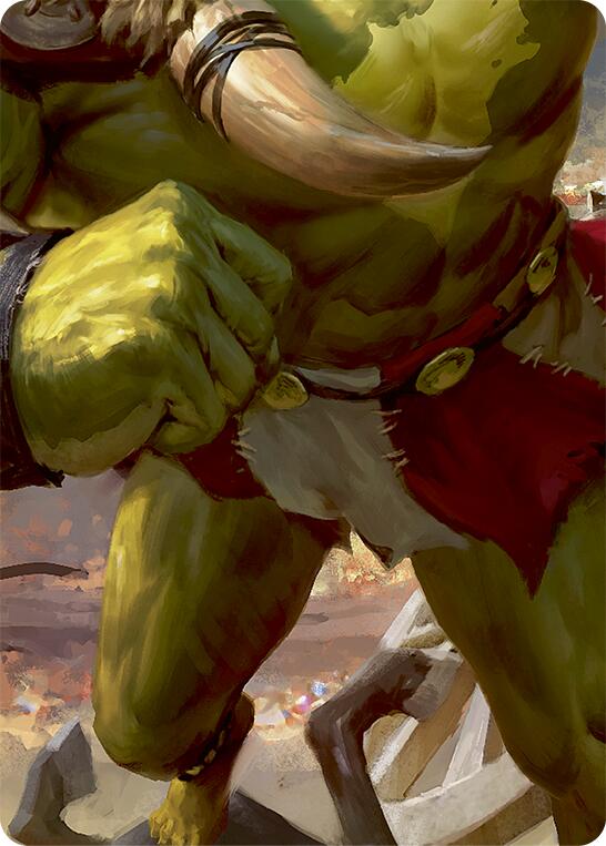 Tuffnut, Bumbling Hulkster // Kayo, Underhanded Cheat Double Sided Art Card (Middle Left)