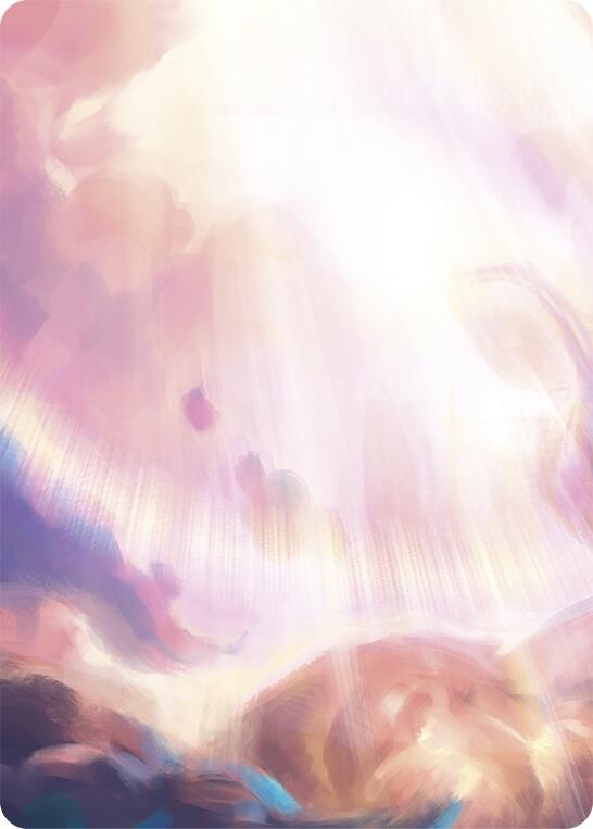 Enlightened Strike // Shelter from the Storm Double Sided Art Card (Top Right)