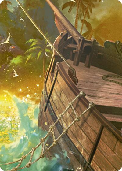 Treasure Island High Seas Map Doubled Sided Art Card Middle Center