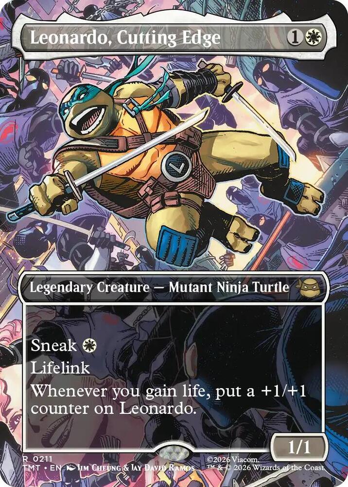 Leonardo, Cutting Edge (Borderless)