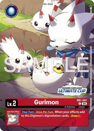 Gurimon (Ultimate Cup 26-27 Season 1 Participant) Resurgence Booster card price