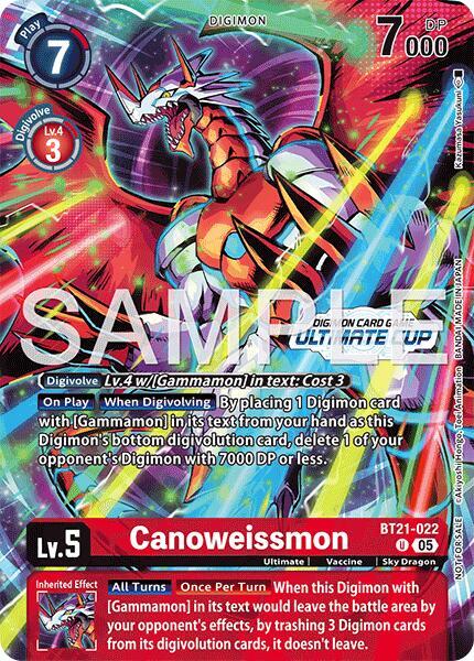 デジモンカード　アルティメットカップ　グリモン　ガンマモン　カノーヴァイスモン Canoweissmon (Ultimate Cup 26-27 Season 1 Top 4) - World