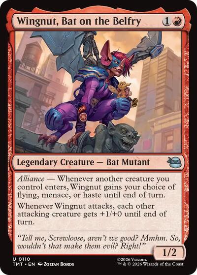 Wingnut Bat on the Belfry