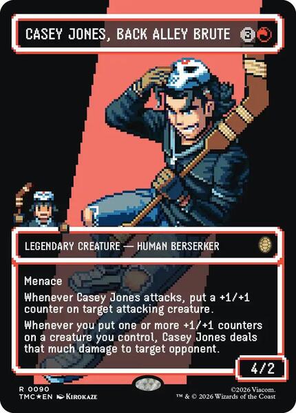 Casey Jones, Back Alley Brute (Borderless) (Surge Foil)
