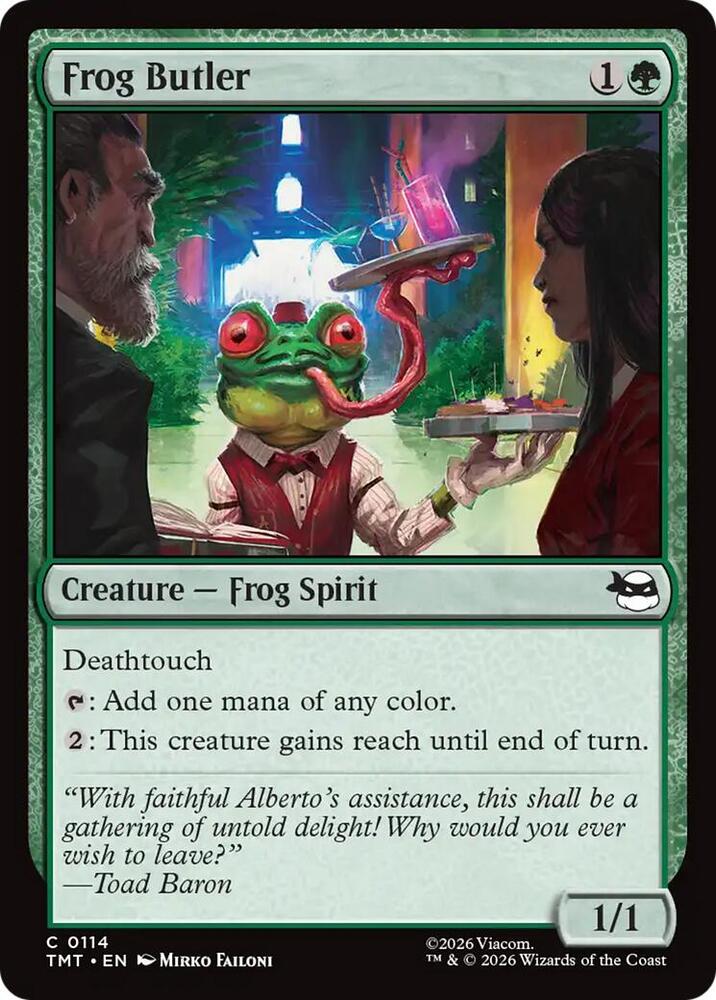 Frog Butler - Teenage Mutant Ninja Turtles - Magic: The Gathering -  TCGplayer.com