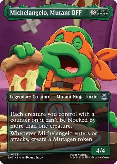 Michelangelo Mutant BFF Borderless