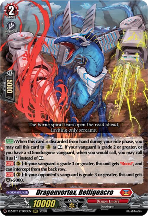 Dragonvortex, Belligeacro