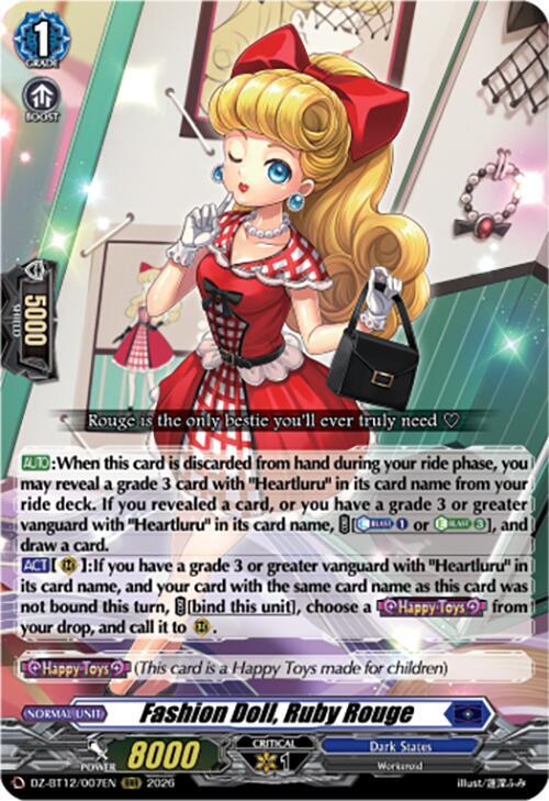 Fashion Doll, Ruby Rouge - DZ-BT12: Chasm of Lost Souls