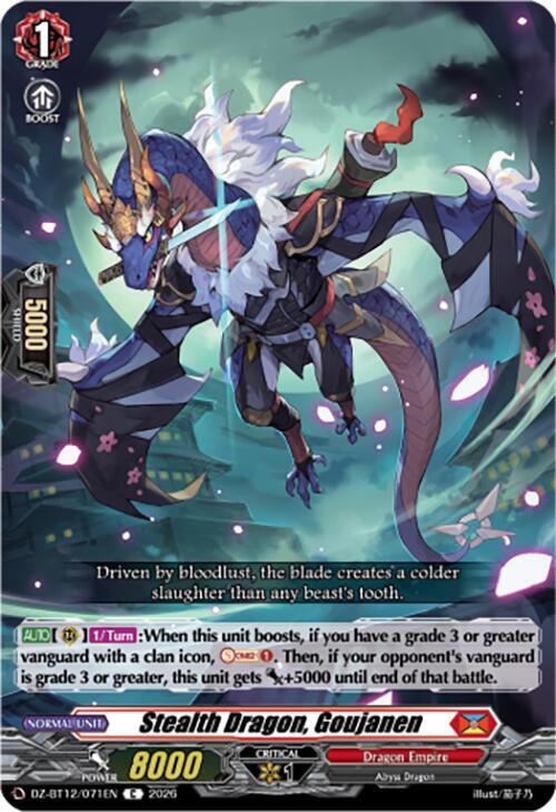 Stealth Dragon, Goujanen - DZ-BT12: Chasm of Lost Souls