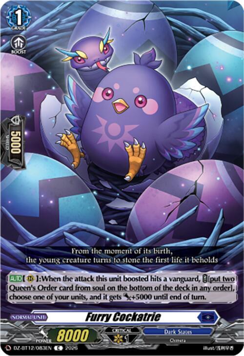 Furry Cockatrie - DZ-BT12: Chasm of Lost Souls - Cardfight