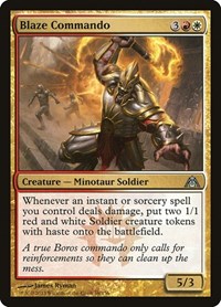 Blaze Commando - Dragon's Maze - Magic: The Gathering card