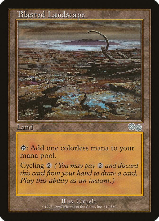 Blasted Landscape - Urza's Saga - Magic: The Gathering - TCGplayer.com