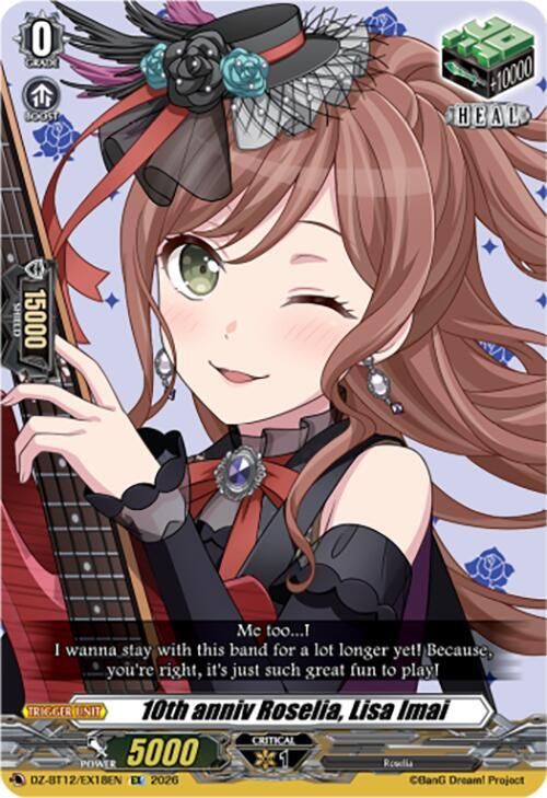 10th anniv Roselia, Lisa Imai - DZ-BT12: Chasm of Lost Souls