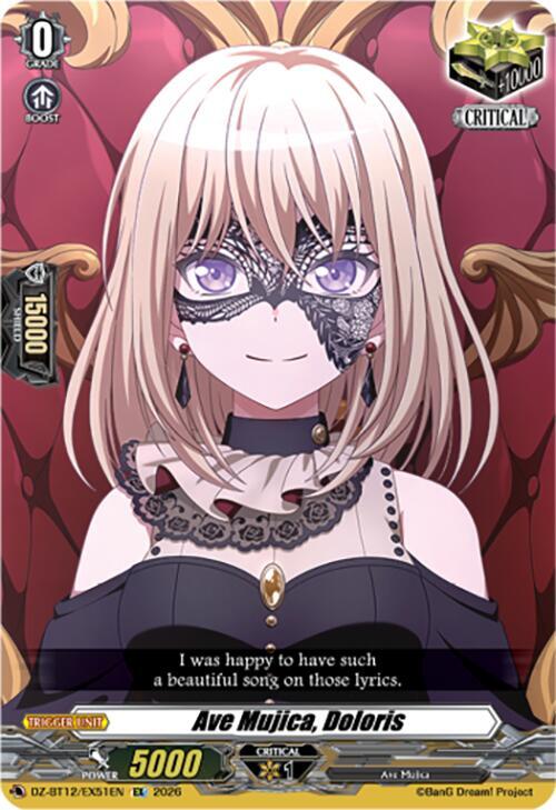 Ave Mujica, Doloris - DZ-BT12: Chasm of Lost Souls - Cardfight