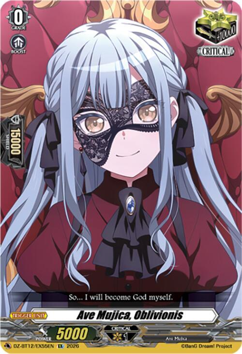 Ave Mujica, Oblivionis - DZ-BT12: Chasm of Lost Souls - Cardfight