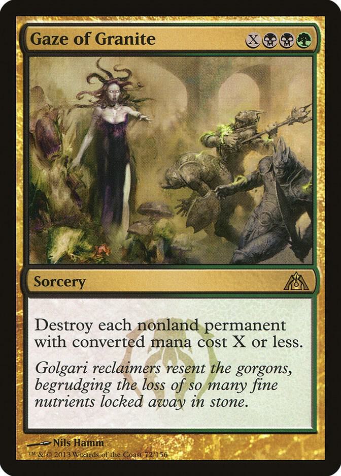 Gaze of Granite - Dragon's Maze - Magic: The Gathering - TCGplayer.com