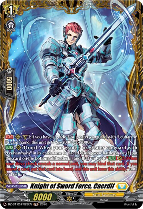 Knight of Sword Force, Caerdif (FR)