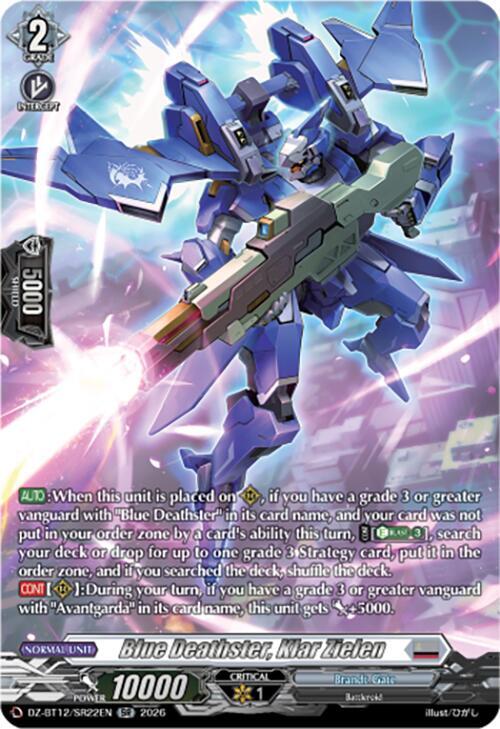 Blue Deathster, Klar Zielen (SR) - DZ-BT12: Chasm of Lost Souls
