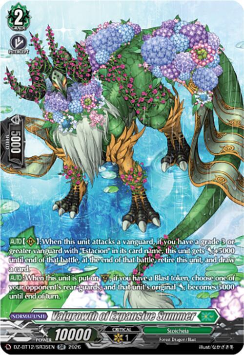 Valgrowth of Expansive Summer (SR) - DZ-BT12: Chasm of Lost Souls